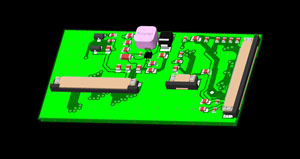 Adapterplatine zum Display Adapterplatine zum Display